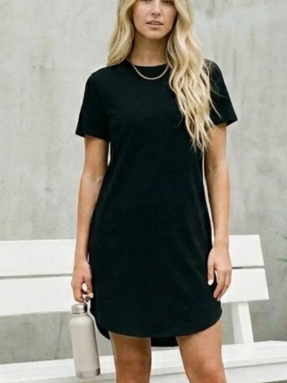 eileen fisher little black dress Organic Cotton Ballet-Neck Knit In a ribbed stretch knit made with Tencel Lyocell. EILEEN FISHER Viscose-Jersey Flare Dress
